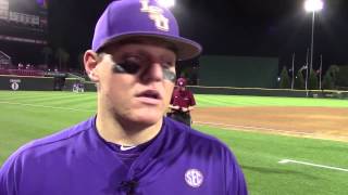 Kade Scivicque said LSU hitters were eager for chances in the clutch Friday against South Carolina [upl. by Akihdar399]