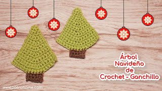 Árbol de Navidad a Crochet  Ganchillo  Adornos Navideños a Crochet Paso a Paso [upl. by Hameean]