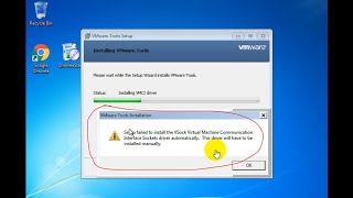 FIX Error When Installing VMware Tools on widnow 7 Made with Clipchamp [upl. by Nnairam902]