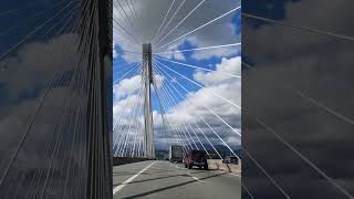 Stunning Bridge Port Mann bridge Canada shorts [upl. by Marcelia]