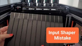 Prusa XL  Dont make this simple Input Shaper mistake [upl. by Ithnan]