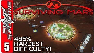 Surviving Mars Gameplay Ep 5 ►Cold Front Crisis◀ 485 HARDEST DIFFICULTY PLAYTHROUGH [upl. by Lahtnero]