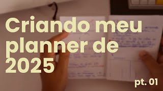 Criando meu planner pt 01  ideias diagramação e testes [upl. by Prader]