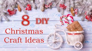 8 DIY Christmas Crafts Ideas ❄️ Simple amp Affordable Diy Christmas decorations ideas for home [upl. by Hillegass]