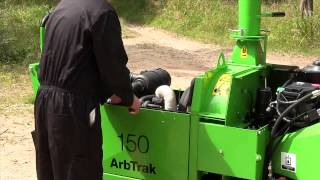 Greenmech ArbTrak 150 Chipper [upl. by Carolin]