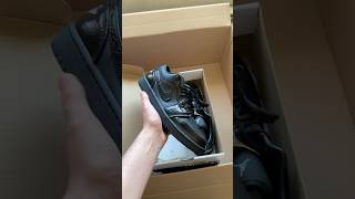 JORDAN 1 LOW PATENT ELEPHANT BLACK UNBOXING [upl. by Teresita]