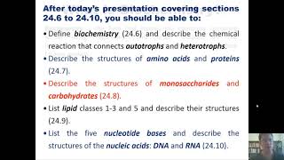 Chapter 24 – Organic amp Biological Molecules Part 5 of 9 [upl. by Dhruv]