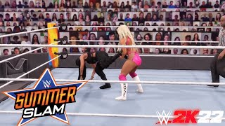 WWE 2K22  Mandy Rose Vs Sonya Deville  Summerslam 2020  PS5 [upl. by Nicole680]