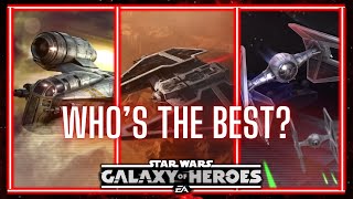 All Ships in SWGOH Ranked from Best to Worst  SWGOH Tier List [upl. by Killie371]