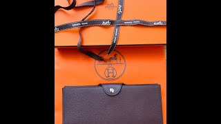 Unboxing New agenda cover Hermes Ulysse [upl. by Ninon]