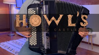 Howls Moving Castle  Merry Go Round of Life Accordion Cover [upl. by Antipus]