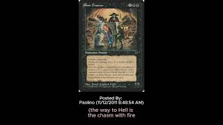 Ebon Praetor  Best MTG Gatherer Comments gatherer magiccards mtg commander mtgcommunity [upl. by Airtemed676]