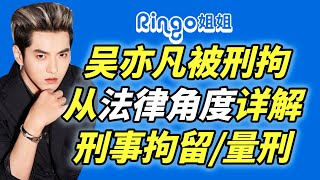 99進展4吳亦凡被刑事拘留什麼是刑事拘留定罪會判多少年加拿大人若犯罪適用中國刑法嗎 Ringo姐姐 [upl. by Quar]