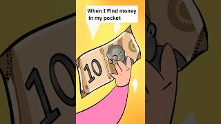 Money in My Pocket  Unexpected Money funny comedy memes memes funnyvideos shortsfeed viral [upl. by Tressia]