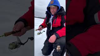 Ice fishing icefishing fishing ice winter snow carp fypシ゚viral fypshorts fypage fyp [upl. by Hawger]