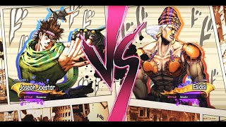 quotRipple Energy vs Fiery Rage  JoJo AllStar Battle R Joseph vs Esidisiquot [upl. by Marcela]