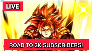 LIVE  DRAGON BALL LEGENDS  ROAD TO 2K 🔥  ROSE OFFICIAL [upl. by Atinwahs]