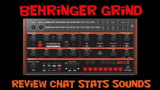 Behringer Grind review chat stats [upl. by Larine]