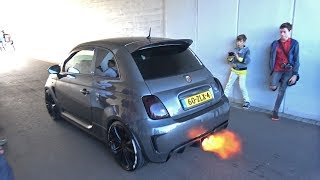 Abarth 595 Competizione Stage 4 with Capristo Exhaust System [upl. by Annahsal]