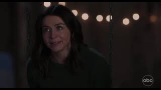 Greys Anatomy 18x18 Amelia Tells Nick it was Hard after Derek for Meredith but he makes her happy [upl. by Ykciv458]