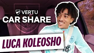 Luca Koleosho  Growing Up In America Playing In La Liga amp Life At Burnley  Vertu Car Share [upl. by Lonnie]