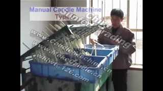 Manual Candle Making Machine Made in China 4 Types [upl. by Sadiras]