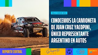 Rally Dakar 2024 Juan Cruz Yacopini único argentino en la categoría autos del certamen [upl. by Eleira]