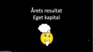 Årets resultat och Eget kapital [upl. by Etteb]