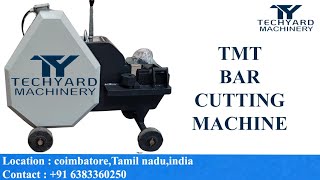 TMT BAR CUTTING MACHINE COIMBATORE tmt [upl. by Elletnohs]