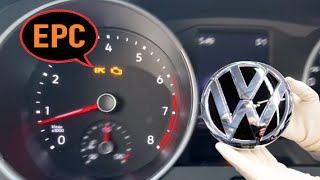 EPC Warning light VW Polo Golf Passat Explained Fix Your EPC Light on Volkswagen car [upl. by Euphemie]