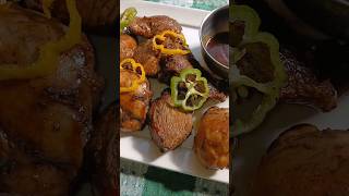 Pan Fried Jerk Chicken and Festival 🇯🇲🔥 FoodContent Foodie JamiacanFood JamaicanJerkChicken [upl. by Dorcy]