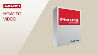 TUTORIAL on Hilti PROFIS Anchor  Loads Tab [upl. by Arytal358]