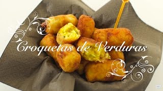 Croquetas de Verduras Caseras  Recetas con Verduras faciles  Recetas de Verduras chefdemicasa [upl. by Wystand145]