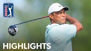 Tiger Woods shoots 1under 71  Round 3  Hero  2023 [upl. by Lizette]