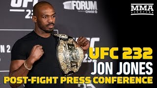 UFC 232 Jon Jones PostFight Press Conference  MMA Fighting [upl. by Crissy]