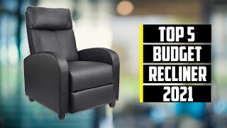 5 Best Budget Recliners 2023  Best Recliners Review [upl. by Nahtanhoj673]