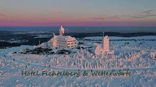 Winterimpressionen am Fichtelberg bei Oberwiesenthal im Januar 2019 [upl. by Dulci]