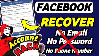 How I Recovered My Hacked Facebook Account  How to Recover Hacked Facebook Account without otp [upl. by Cyrano]