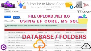 File Upload in ASPNET Core MVC   NET 80 File Upload in ASPNET Core   File System amp Database [upl. by Ainig]