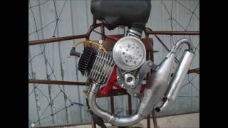 Paramotor homemade two stroke 125cc part1 [upl. by Tobey534]