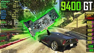 The GeForce 9400 GT from 2008 in GTA 5 [upl. by Ellehctim539]