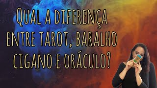 🔮 Qual a diferença entre tarot baralho cigano e oráculo Te conto oraculo tarot baralhocigano [upl. by Haswell]