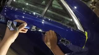 HOW TO REMOVE AND INSTALL CADILLAC DOOR HANDLES [upl. by Eldnek918]