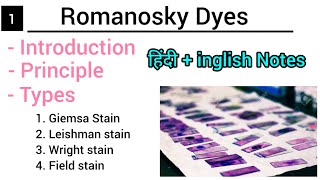 Giemsa Stain Notes Romanosky Dyes [upl. by Wester]