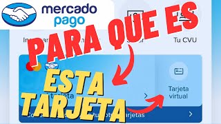 Tarjeta virtual MERCADO PAGO¿Qué es una tarjeta virtual de Mercado Pago [upl. by Sirdna]