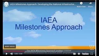 IAEA Milestones Approach Developing the National Infrastructure for Nuclear Power [upl. by Arras427]