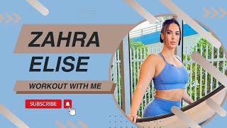 Workout With Z  Zahra Elise [upl. by Airotal132]