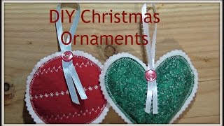 How to Sew Fabric Christmas Ornaments [upl. by Notsirb]