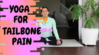 YOGA FOR TAILBONE PAIN  STRETCHES FOR COCCYX PAIN [upl. by Katt769]