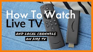 How to Watch Live TV and Local Channels on Fire Stick amp Fire TV Cube [upl. by Hannon365]